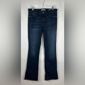 Mavi Marcia Mid-Rise Classic Bootcut Jeans Dark Wash Size 31 Tall Long